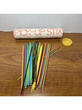 Vintage Straco Plastic Pick Up Stix Game Hong Kong F J Strauss